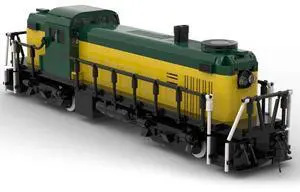ZITIANYOUBUILD Custom MOC-117002 RS-2 Chicago Northwestern Large Train 1221 Parts Toys Gift