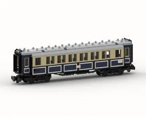ZITIANYOUBUILD Custom MOC-130784 Express Train 1st/2nd Class Passenger Coach (1419 Parts)