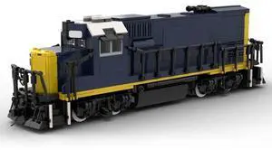 ZITIANYOUBUILD Custom MOC-104697 CSX GP15 Retro Train (1448 Parts) Toys Gift for Christmas