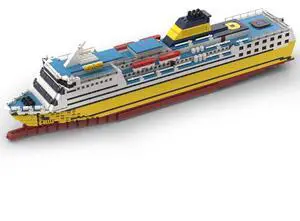 ZITIANYOUBUILD Custom MOC-75498 1/325 Scale Mega Express Compatible with 10294 (1896 Parts)