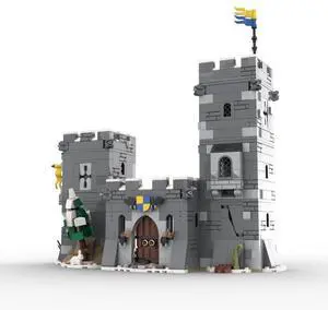 ZITIANYOUBUILD Custom MOC-138791 Medieval Mountain Tower 722 Parts Toys Gift for Christmas