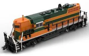 ZITIANYOUBUILD Custom MOC-82002 Northern GP9 Train 1278 Parts Toys Gift for Christmas