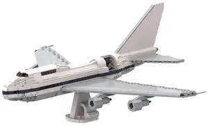 ZITIANYOUBUILD Custom MOC-146299 747 SOFIA Airplane Blocks Set Creative Ornament (1473 Parts)