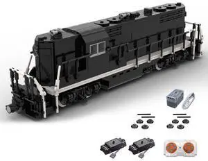 ZITIANYOUBUILD Custom MOC-82000 Illinois GP9 Train 1264 Parts Toys Gift for Christmas