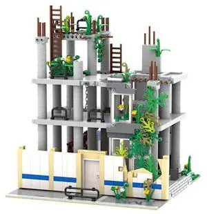 ZITIANYOUBUILD Custom MOC-98411 Old Construction Site Street View Model (1218 Parts)