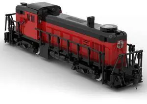 ZITIANYOUBUILD Custom MOC-116998 RS-2 Chicago Great Western Large Train 1193 Parts Toys Gift