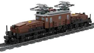 ZITIANYOUBUILD Custom MOC-125085 Swiss Crocodile Train Model (1284 Parts/Brown) Toys Gift