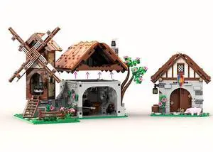 ZITIANYOUBUILD Custom MOC-201861 Blacksmiths Breeze Medieval-Style Blocks Set (1711 Parts)
