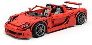 ZITIANYOUBUILD Custom MOC-113339 Sports Car Model (1665 Parts/Red) Toys Gift for Christmas