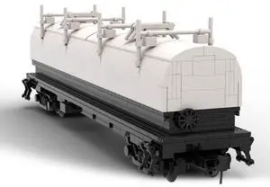 ZITIANYOUBUILD Custom MOC-137317 Coil Car CNWII Retro Train Model Particle (918 Parts)