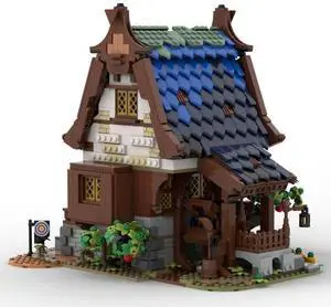 ZITIANYOUBUILD Custom MOC-82443 Medieval Water Mill (1723+ Parts Toys Gift for Christmas