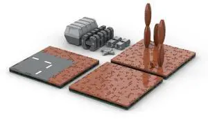 ZITIANYOUBUILD Custom MOC-125129 Sci-fi Interstellar War Vehicle Landscape Model (1701 Parts)