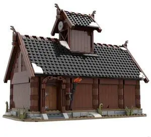 ZITIANYOUBUILD Custom MOC-104429 The Viking God House 1012 Parts Toys Gift for Christmas