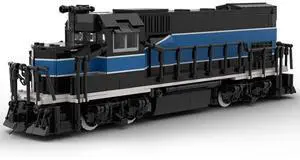 ZITIANYOUBUILD Custom MOC-105951 Pacific GP15 Train (1433 Parts) Toys Gift for Christmas