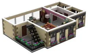 ZITIANYOUBUILD Custom MOC-158994 Sitcom Suite Series Modular Architectural Model (928 Parts)