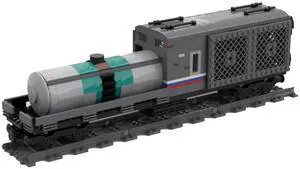 ZITIANYOUBUILD Custom MOC-39893 Train Tank & Freight Carriage 634 Parts Toys Gift for Christmas