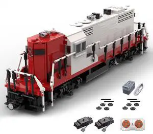 ZITIANYOUBUILD Custom MOC-83184 SOO Line GP9 Train (1281 Parts) Toys Gift for Christmas