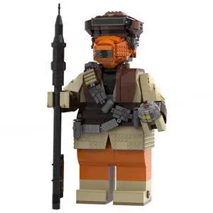 ZITIANYOUBUILD Custom MOC-93592+MOC-60164 Figure with Weapon and Thermal Detonator 2585 Parts