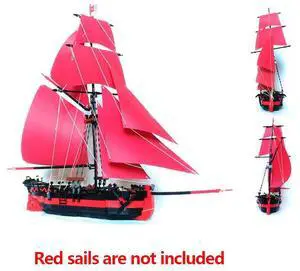 ZITIANYOUBUILD Custom MOC-131099 Assault Boat Pirate Island Model Building Block (1468 Parts)