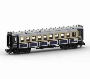 ZITIANYOUBUILD Custom MOC-130783 Bavarian Express Train 3rd Class Passenger Coach 1448 Parts
