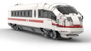 ZITIANYOUBUILD Custom MOC-136040 DB BR 406 Series ICE 3 Electric Locomotive 1302 Parts