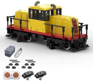 ZITIANYOUBUILD Custom MOC-103385 Padnos LPGE45 Ton Switcher Retro Train 570 Parts Toys Gift