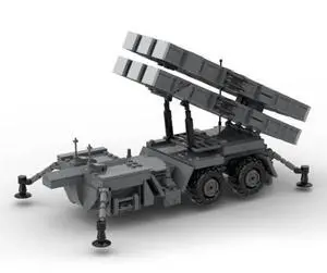ZITIANYOUBUILD Custom MOC-121339 Sci-fi Military Rocket Launch Vehicle Model (527 Parts)