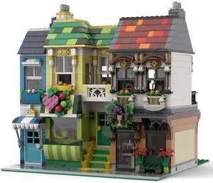 ZITIANYOUBUILD Custom MOC-74637 Grocer Model Street Views Building Blocks 1908 Parts