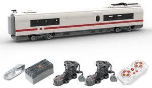 ZITIANYOUBUILD Custom MOC-136042 DB BR 406 Series ICE 3 Bordrestaurant Locomotive 1203 Parts