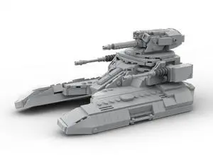 ZITIANYOUBUILD Custom MOC-145232 Sci-fi Military Tank Model Building Blocks (567 Parts)