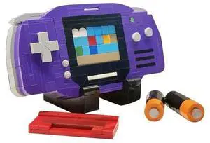 ZITIANYOUBUILD Custom MOC-208861 Handheld Console Building Blocks Set (510 Parts/Purple)