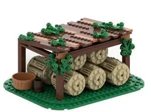 ZITIANYOUBUILD Custom MOC-109506 Medieval Straw Bale 684 Parts Toys Gift for Christmas