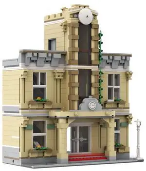 ZITIANYOUBUILD Custom MOC-80238 Train Station 10278 1385+ Parts Toys Gift for Christmas