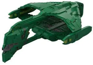 ZITIANYOUBUILD Custom MOC-117125 Rolan Dderidex Sci-Fi Spacecraft Model (1516 Parts)