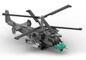 ZITIANYOUBUILD Custom MOC-57691 Kamov KA-52 Military Model Building Blocks 1099 Parts
