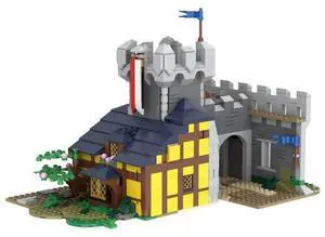 ZITIANYOUBUILD Custom MOC-154408 Medieval Guard Inn Model (974 Parts) Toys Gift for Christmas