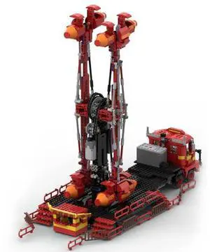 ZITIANYOUBUILD Custom MOC-52785 Fairground Dive Bomber 1650+ Parts Toys Gift for Christmas