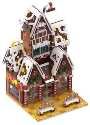 ZITIANYOUBUILD Custom MOC-199764 Winter Village Pastry Shop for Christmas 1904 Parts
