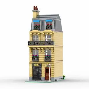 ZITIANYOUBUILD Custom MOC-137960 Modular Paris Apartment Building Model (1567 Parts)