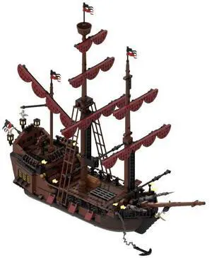 ZITIANYOUBUILD Custom MOC-116561 Loup de Mer Pirate Ship (1089+ Parts) Toys Gift for Christmas