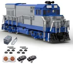 ZITIANYOUBUILD Custom MOC-116989 GE-U-18B Train 1400 Parts Toys Gift Perfect for christmas