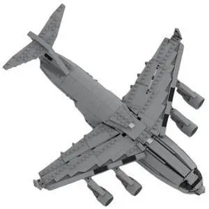 ZITIANYOUBUILD Custom MOC-142377 C-17 Globemaster Cargo Plane Model 952 Parts Toys Gift