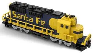 ZITIANYOUBUILD Custom MOC-78947 Diesel Locomotive Train 860 Parts Toys Gift for Christmas