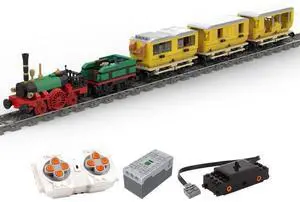 ZITIANYOUBUILD Custom MOC-63396 German First Commercial Train Model 1050 Parts Toys Gift