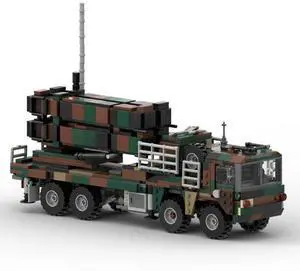 ZITIANYOUBUILD Custom MOC-71064 MAN KAT1 8×8 + MIM-104 PATRIOT SAM 913 Parts