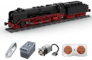 ZITIANYOUBUILD Custom MOC-81348 DRG BR 01 Retro Express Locomotive Model 1423 Parts for Christmas