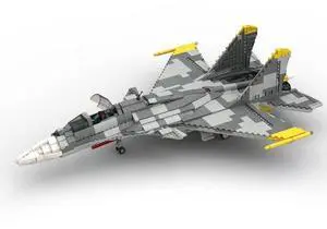 ZITIANYOUBUILD Custom MOC-32199 Sukhoi SU-37 TERMINATOR 1664 Parts Toys Gift for Christmas