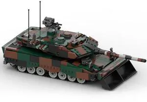 ZITIANYOUBUILD Custom MOC-46894 Leopard 2 A7 MBT Model 1244 Parts Toys Gift for Christmas