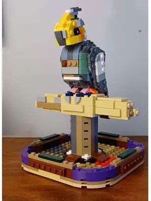 ZITIANYOUBUILD Custom MOC-124853 Parrot Animal Model Building Blocks Set 392 Parts Kids Gift