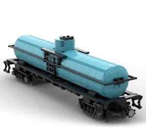 ZITIANYOUBUILD Custom MOC-53458 Tanker Car Train 586 Parts Toys Gift for Christmas
